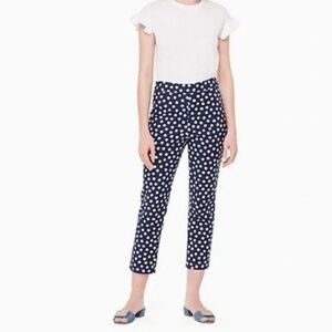Kate Spade Navy & White Capri Pedal Pushers Size 0